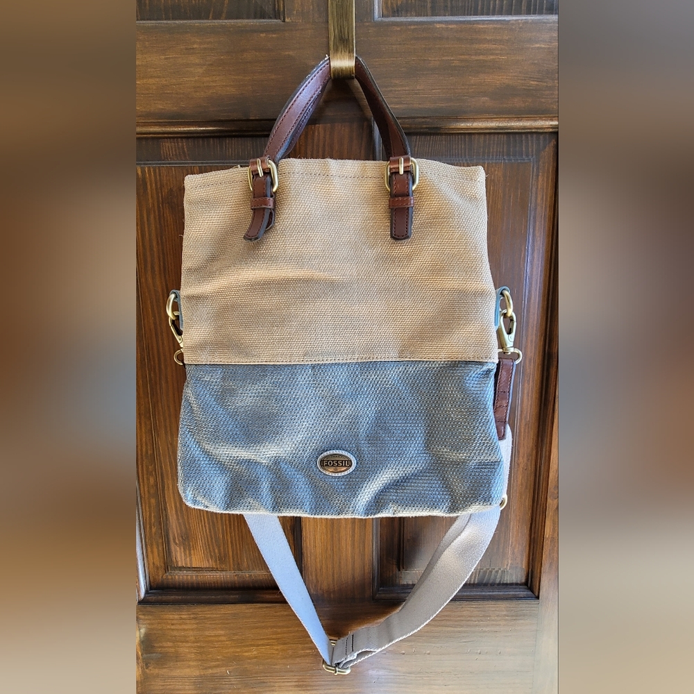 Fossil Explorer Foldable Tote L 15 W 14 D 2